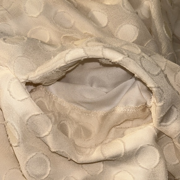 Show Me Your MuMu Size S Cream Pocketed Dress - Picture 13 of 13